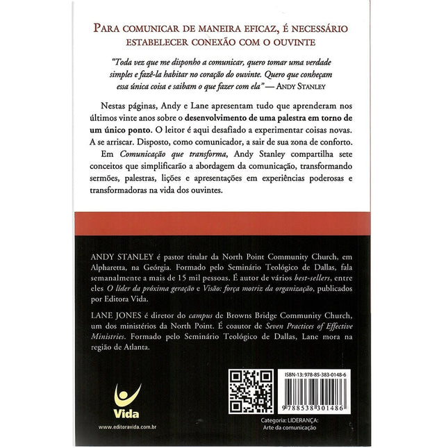 Comunicação que transforma | Andy Stanley e Lane Jones