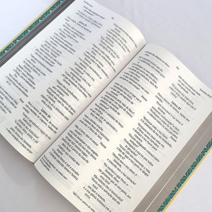 Bíblia Retrô Turquesa | Leitura Perfeita | NVI | Letra Grande | Capa Dura