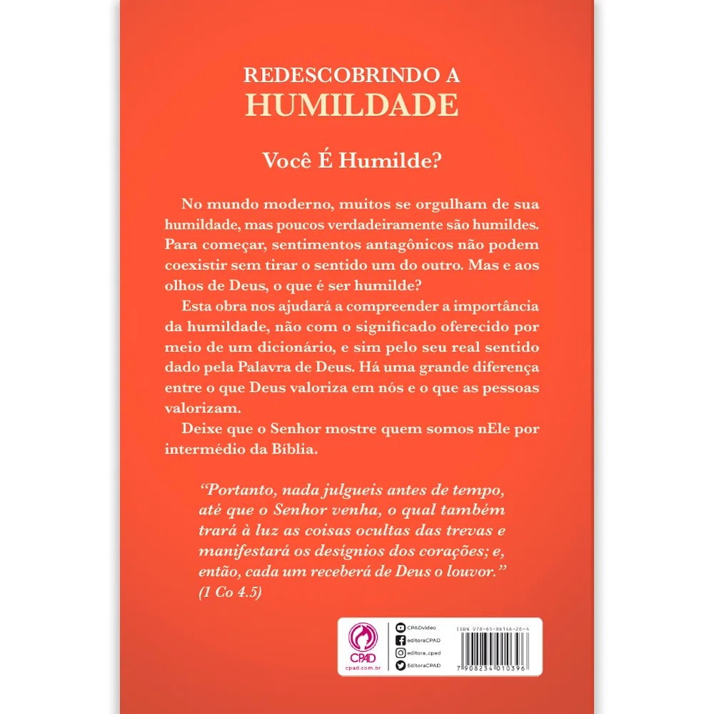 Redescobrindo a Humildade | Christopher A. Hutchinson