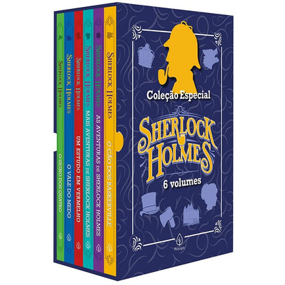 Box com 6 livros | Coleção Especial Sherlock Holmes