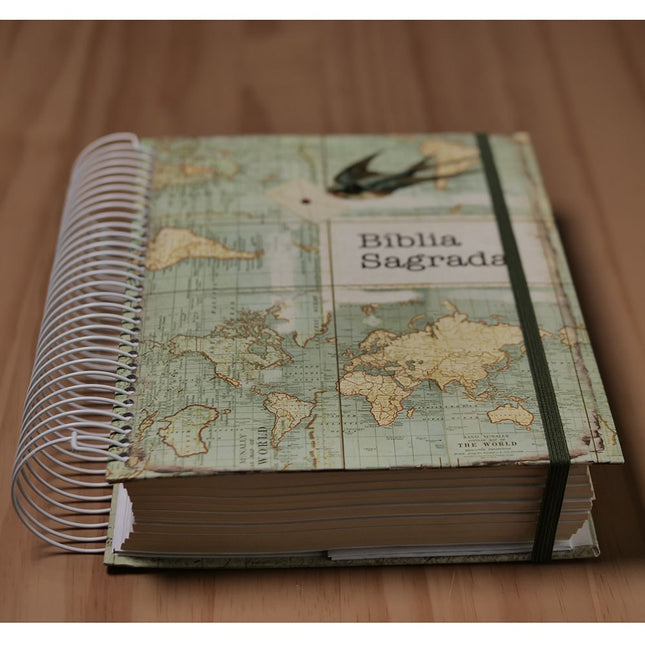 Bíblia Jornada Send | Espiral | NAA | Letra Grande | Capa Dura