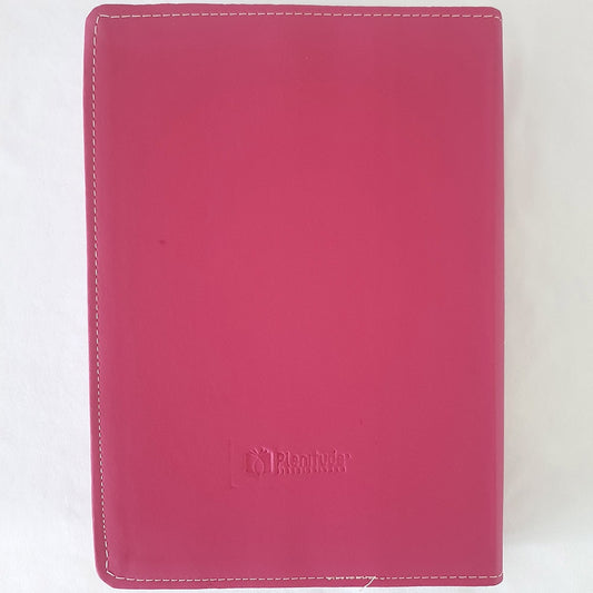 Bíblia Sagrada Harpa Avivada e Corinhos | ARC | Letra Jumbo | Índice | Bicolor Pink e Flores Rosa