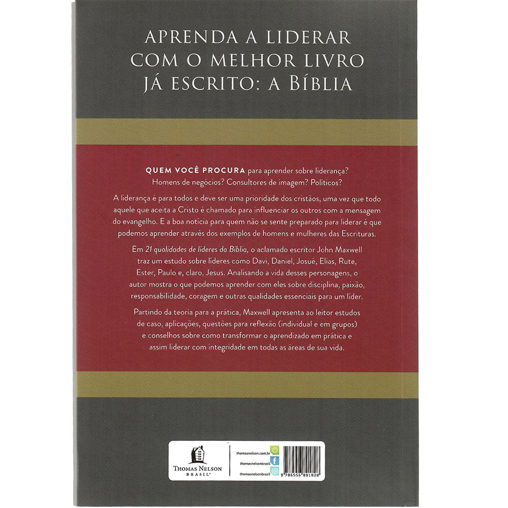 21 Qualidades de líderes na Bíblia | John C Maxwell