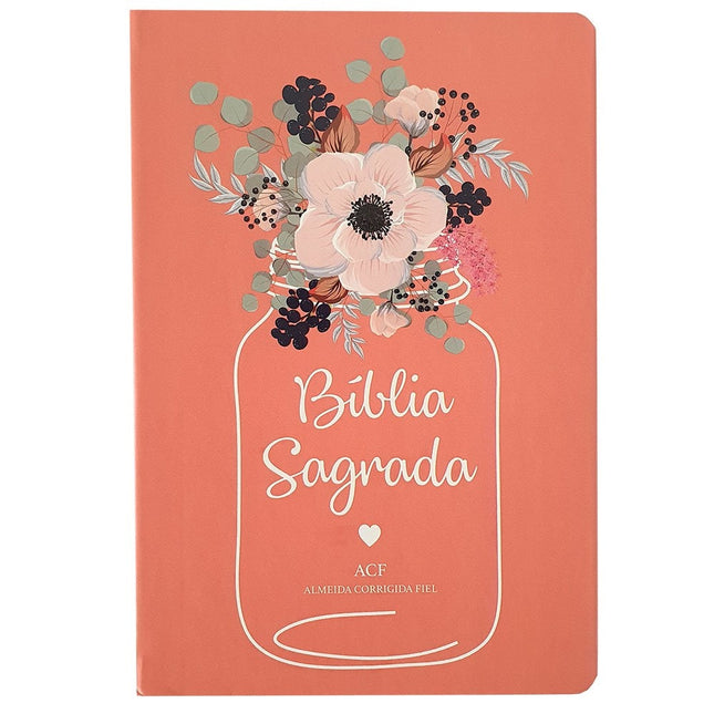 Bíblia Flor de Pote | ACF | Letra Normal | Capa Dura