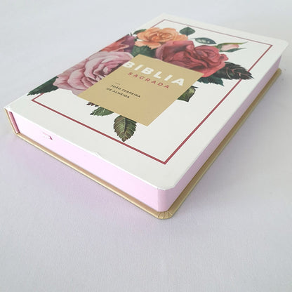 Bíblia Floral | ARC | Letra Normal | Capa Dura