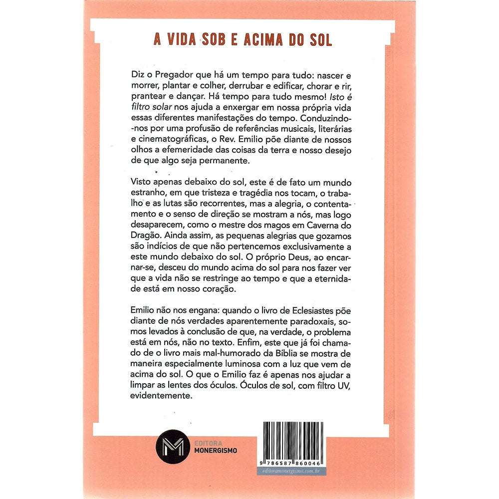 Isto é filtro solar | Emilio Garofalo Neto