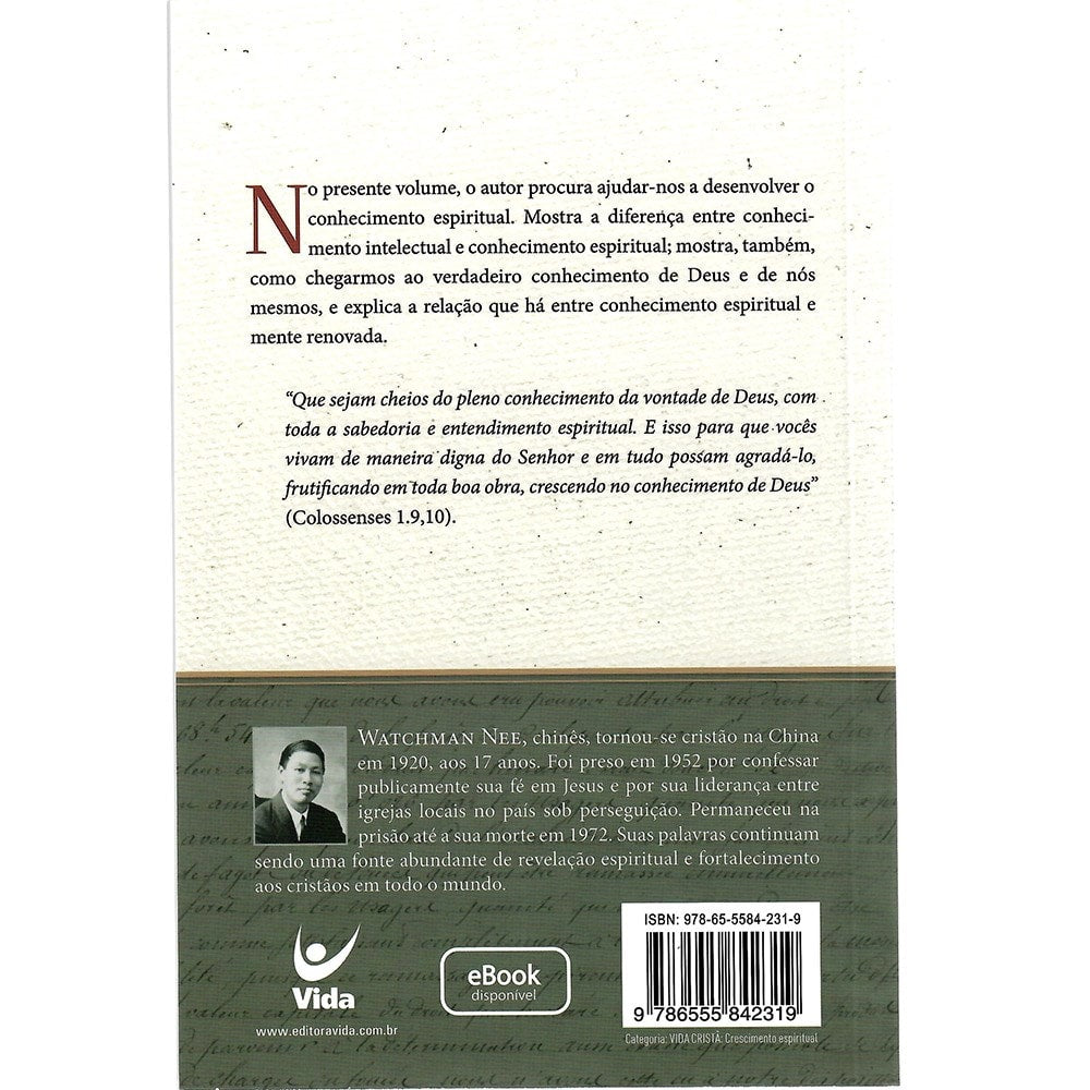 Conhecimento espiritual | Watchman Nee