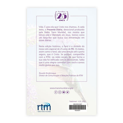 Presente Diário 25 | Mini | Capa Feminina