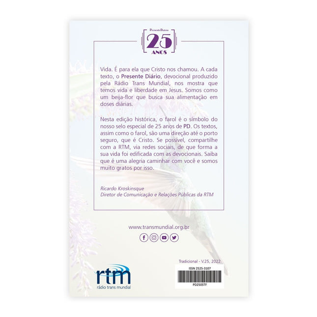 Presente Diário 25 | Mini | Capa Feminina