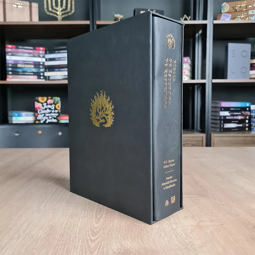 Bíblia de Estudo da Fé Reformada 2° Edição | ARA | Capa Couro com Estojo