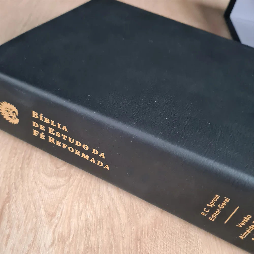 Bíblia de Estudo da Fé Reformada 2° Edição | ARA | Capa Couro com Estojo