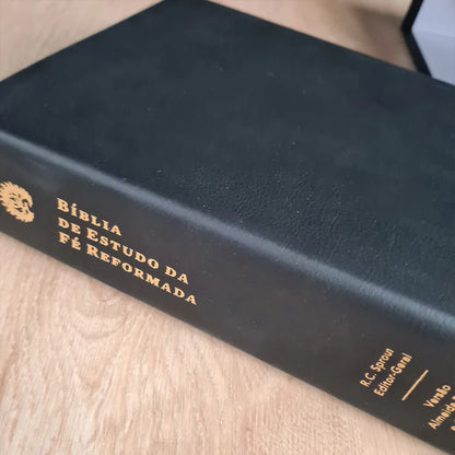 Bíblia de Estudo da Fé Reformada 2° Edição | ARA | Capa Couro com Estojo