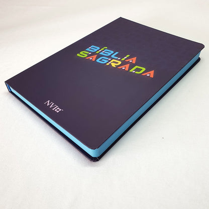 Bíblia Sagrada Slim Color Pop It | NVI | Letra Maior | Semi Luxo