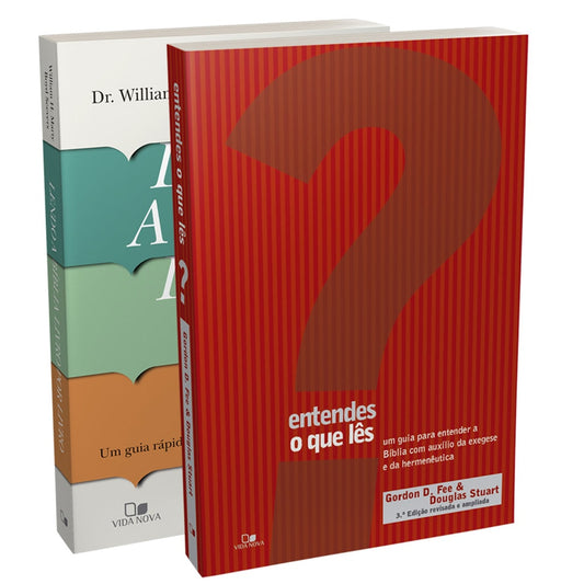 Kit Lendo e Entendendo a Bíblia | 2 Livros