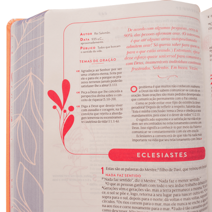 A Bíblia da Mulher que Ora - Edição Expandida | NVT | Letra Normal | Salmão