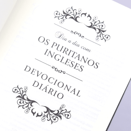 Dia a Dia com os Puritanos Ingleses | Devocional | Capa Couro