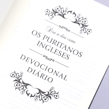 Dia a Dia com os Puritanos Ingleses | Devocional | Capa Couro