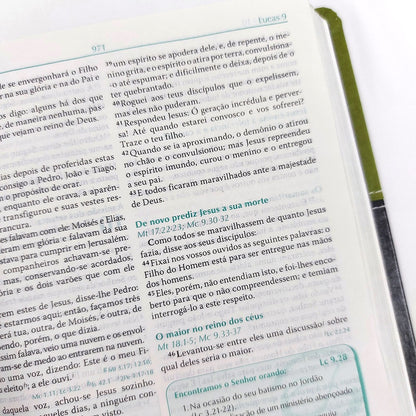 A Bíblia do Pregador | ARA | Letra Normal | Capa PU Verde e Preta