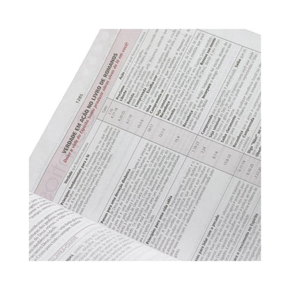 Bíblia de Estudo Plenitude | Letra Normal | ARC | Capa Preta e Vinho