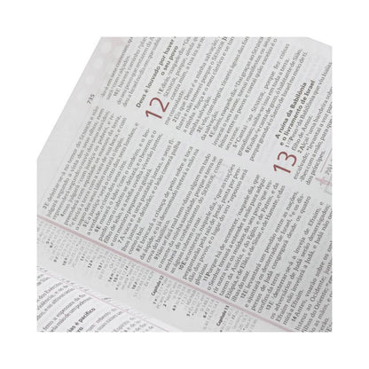 Bíblia de Estudo Plenitude | Letra Normal | ARC | Capa Preta e Vinho