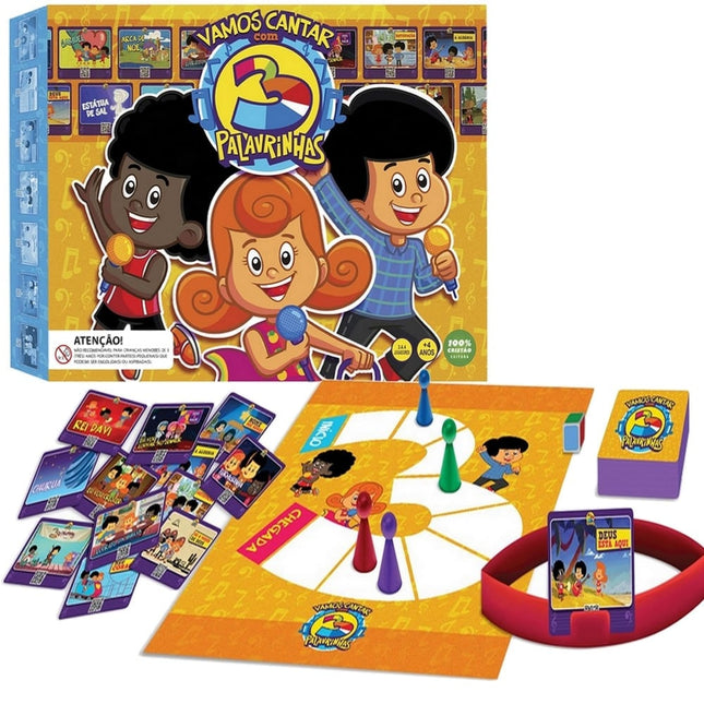 Jogo Vamos Cantar Com 3 Palavrinhas