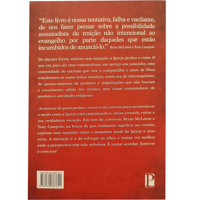 Aventuras de Quem perdeu o Rumo | Brian Mc Laren e Tony Campolo