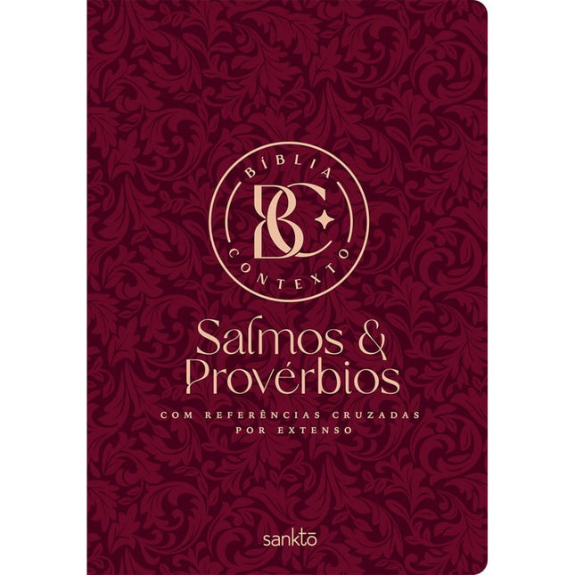 Bíblia Contexto | Salmos e Provérbios | NVT | Capa Dura | Vinho