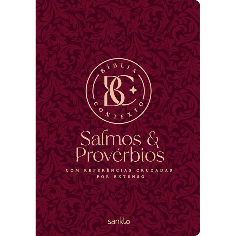 Bíblia Contexto | Salmos e Provérbios | NVT | Capa Dura | Vinho