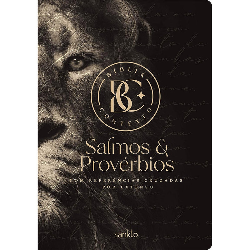 Bíblia Contexto | Salmos e Provérbios | NVT | Capa Dura | Leão