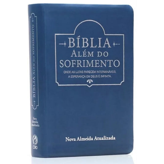Bíblia Além do Sofrimento | NAA | Letra Normal | Azul