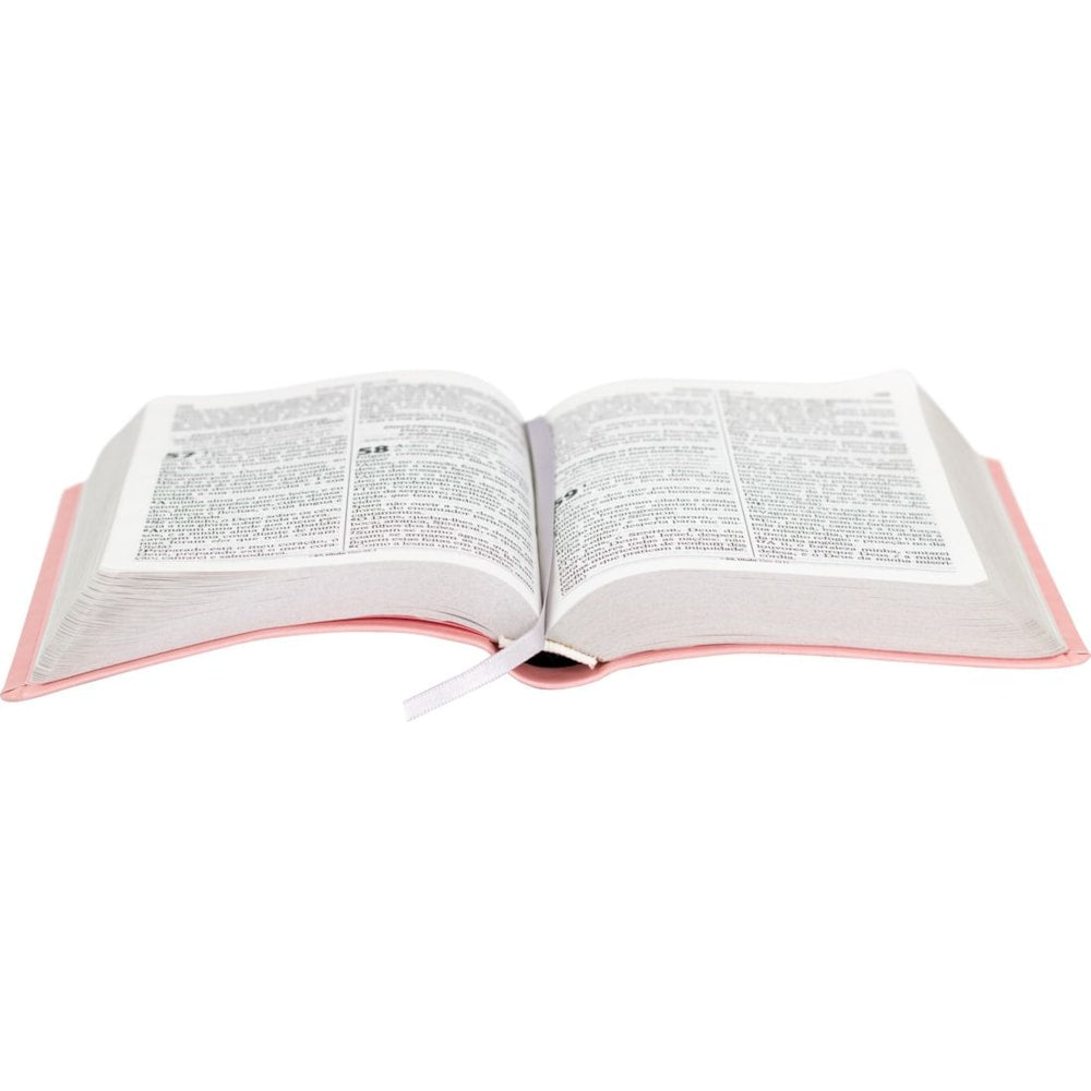 Bíblia Sagrada com Harpa Cristã | ARC | Letra Gigante | Capa Luxo Rosa