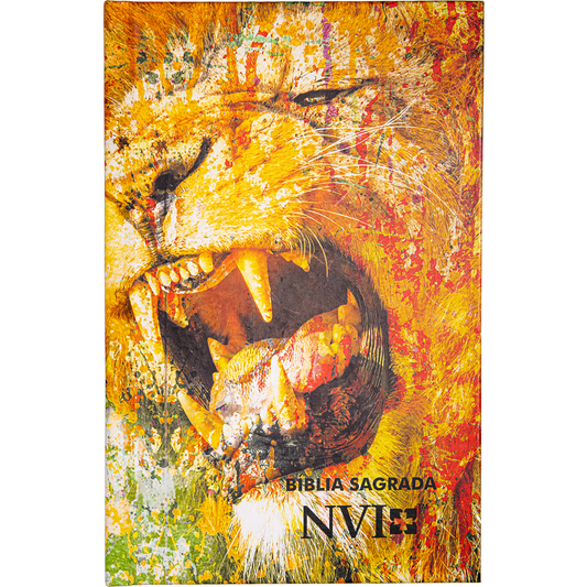 Bíblia Sagrada Slim Leão de Judá | NVI | Letra Normal | Capa Dura