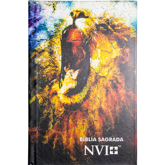 Bíblia Sagrada Slim Leão Rugido | NVI | Letra Normal | Capa Dura