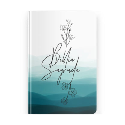 Bíblia Sagrada Flor Azul Evangelismo | ACF | Letra Normal | Capa Dura