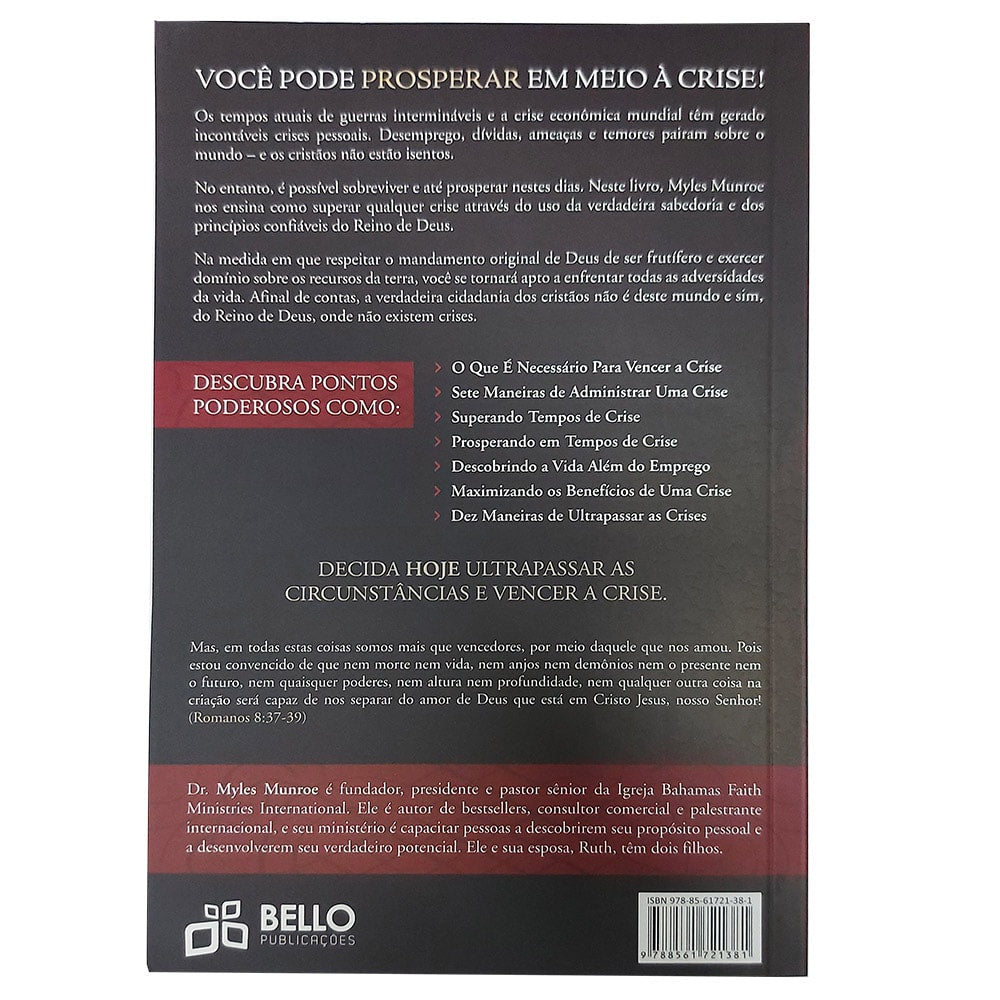 Vencendo a Crise | Myles Munroe