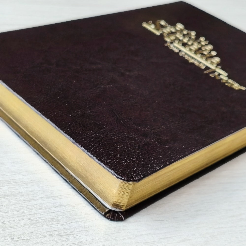 Bíblia Sagrada Slim | NVI | Letra Maior | Capa Luxo Marrom
