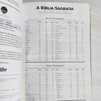 Bíblia Sagrada Slim | NVI | Letra Maior | Capa Luxo Marrom