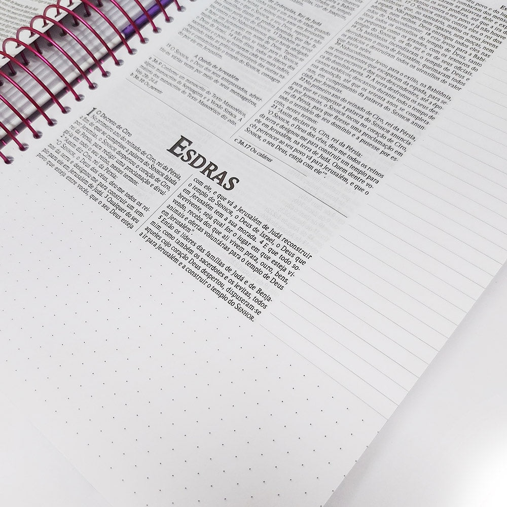 Bíblia Sagrada Anote | NVI | Letra Normal | Jesus Freak Lilás