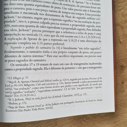 Levítico: Comentário Exegético | Gordon J Wenham