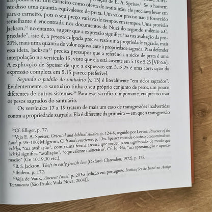 Levítico: Comentário Exegético | Gordon J Wenham