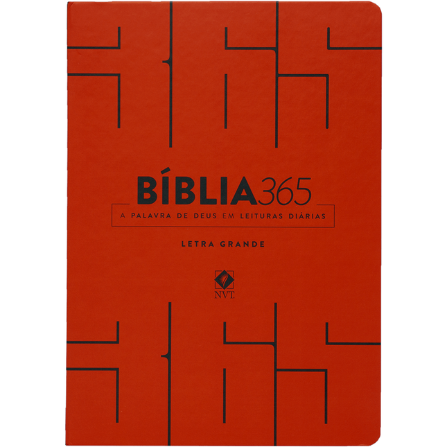 Bíblia 365 Vermelha | NVT | Letra Grande | Capa Dura