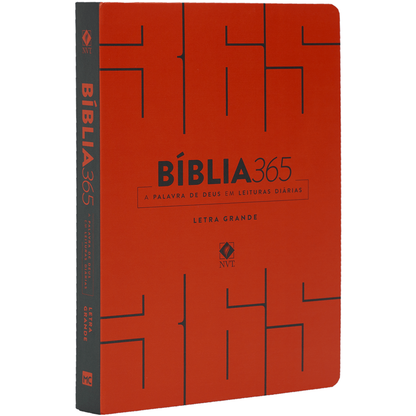 Bíblia 365 Vermelha | NVT | Letra Grande | Capa Dura