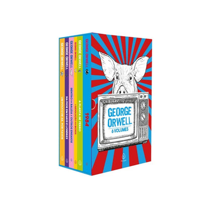 Box George Orwell - 6 Livros | Com pôster e marcador de páginas