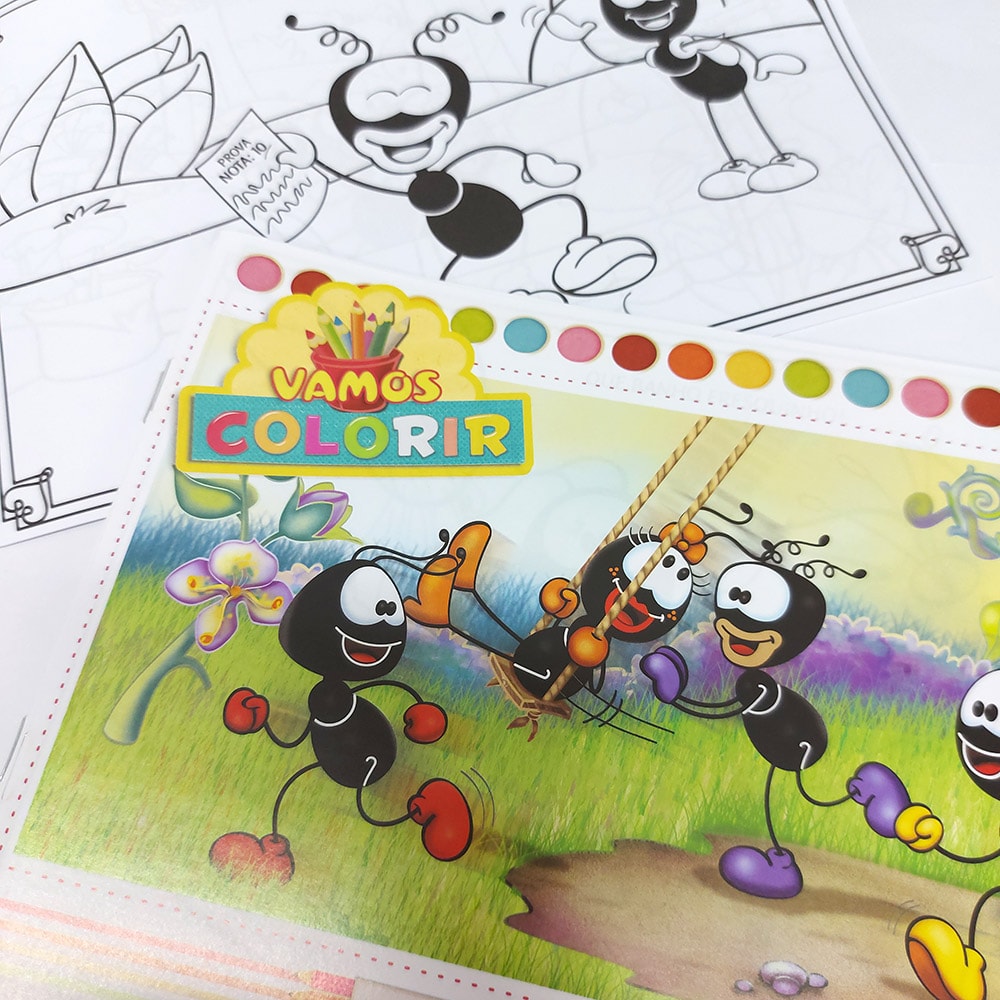 Livros para Colorir Smilinguido | Combo 1 | Com 6 Livrinhos