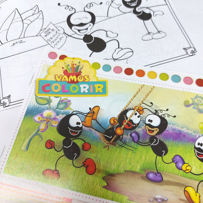 Livros para Colorir Smilinguido | Combo 1 | Com 6 Livrinhos