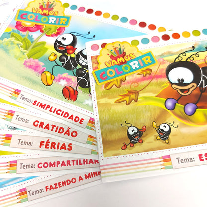 Livros para Colorir Smilinguido | Combo 1 | Com 6 Livrinhos