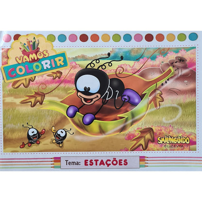 Livros para Colorir Smilinguido | Combo 1 | Com 6 Livrinhos