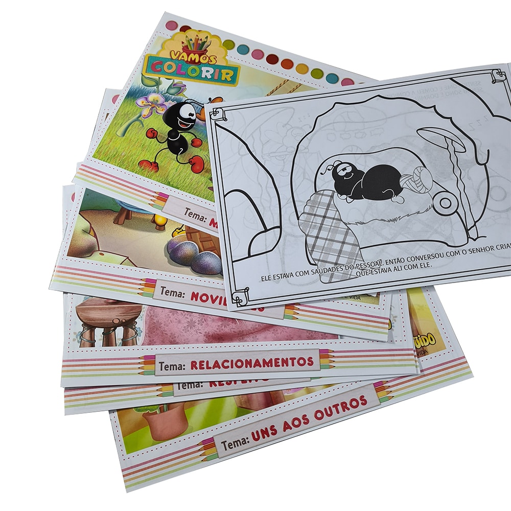 Livros para Colorir Smilinguido | Combo 2 | Com 6 Livrinhos