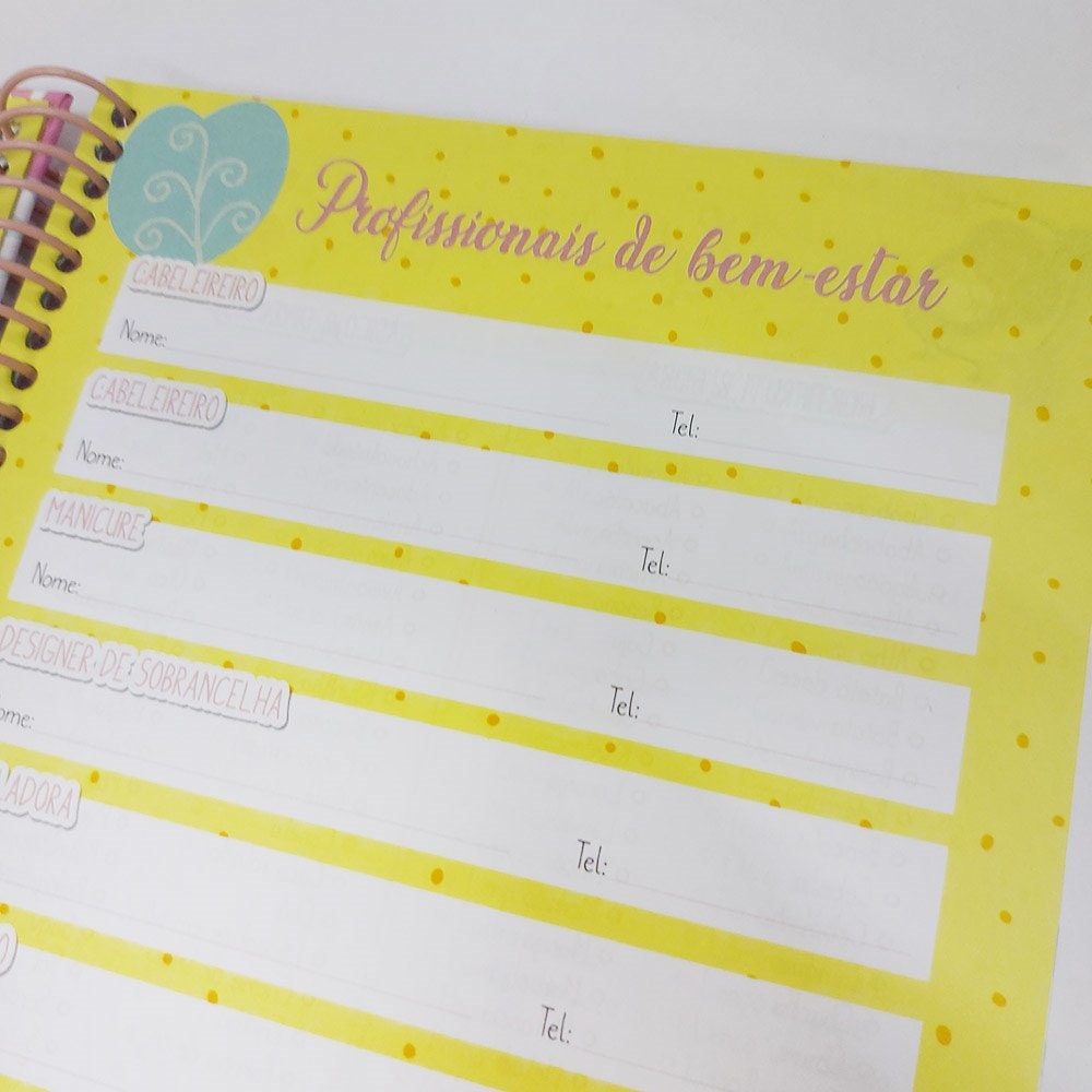 Planner Smilinguido Amizade | Permanente | Capa Dura