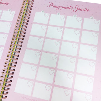Planner Smilinguido Amizade | Permanente | Capa Dura